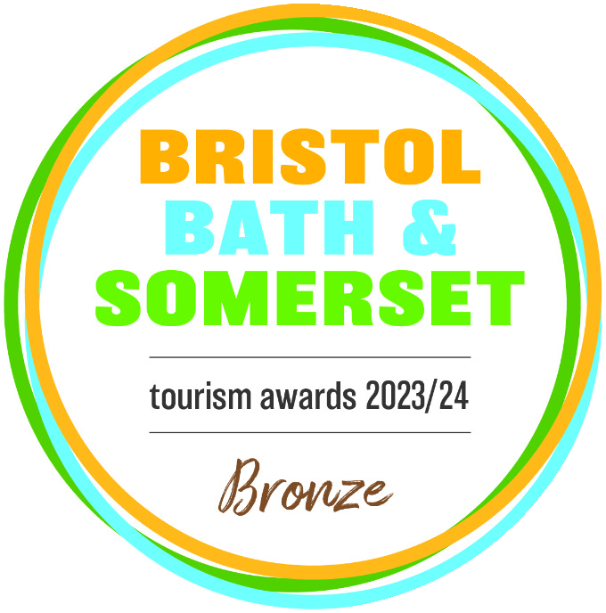 Bristol Bath & Somerset tourism awards 2023/24 logo, bronze winner.